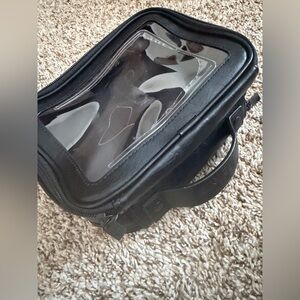 BEIS In flight cosmetic travel zippered case black